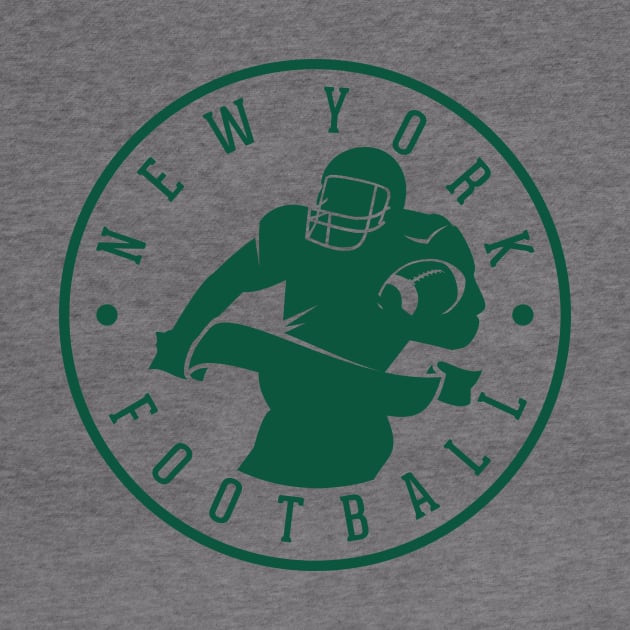 New York American Football Team Color by Toogoo